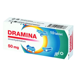 Dramina 50 mg tablete, 10 tablet