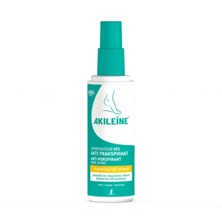 Akileine Deo biaktivni sprej proti močnemu potenju nog, 100 ml