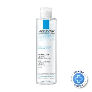 La Roche-Posay Micelarna voda Ultra za občutljivo kožo, 200 ml