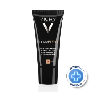 Vichy Dermablend puder, SPF 35, 45 gold