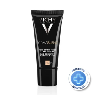 Vichy Dermablend puder, SPF 35, 15 opal