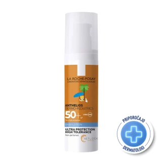 La Roche-Posay Anthelios, mleko za zaščito pred soncem za občutljivo kožo dojenčkov SPF 50+, 50 ml