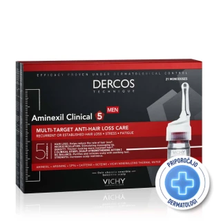  Vichy Dercos Aminexil Clinical 5, 21x6 ml