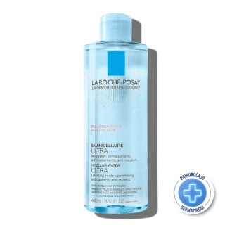 La Roche-Posay Micelarna voda Ultra za reaktivno kožo, 400 ml