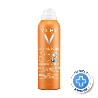 Vichy Ideal Soleil Otroški sprej odporen na pesek SPF 50, 200 ml