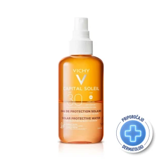 Vichy Ideal Soleil  vodica za zaščito pred soncem SPF 30, tonirana, 200 ml