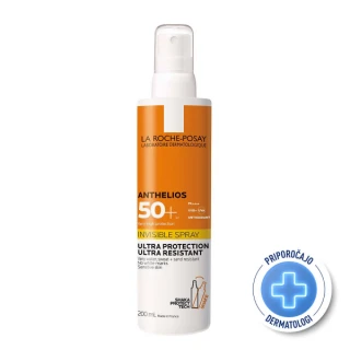 La Roche-Posay Anthelios nevidno pršilo SPF50+, 200 ml
