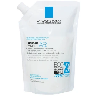 La Roche-Posay Lipikar AP+ Syndet kremni gel za  umivanje telesa refil 400 ML