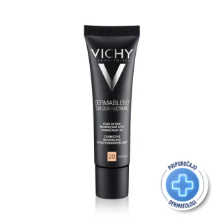 Vichy Dermablend 3D puder, SPF 25, 30 beige