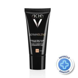Vichy Dermablend puder, SPF 35, 20 vanilla
