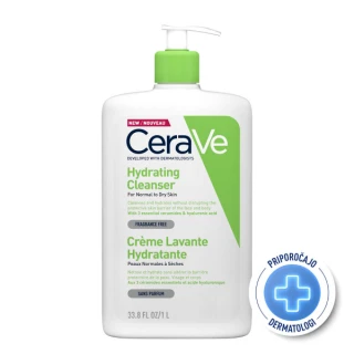 CeraVe Vlažilna čistilna emulzija, 1 L