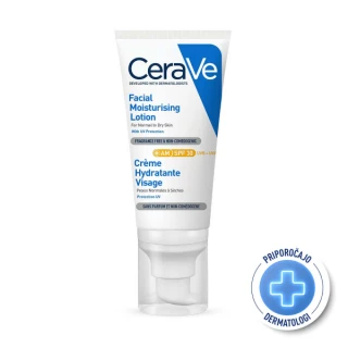 CeraVe Vlažilna nega za obraz F30, 52 ml