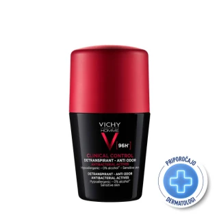 Vichy deodorant roll on Clinical Control homme 96 h detranspirant, 50 ml, 50 ml