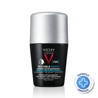 Vichy Homme-Invisible resist 72h-Dermo Detranspirant, 50  ml