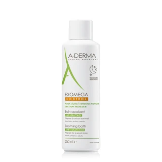 A-derma Exomega Control pomirjajoča kopel, 250 ml