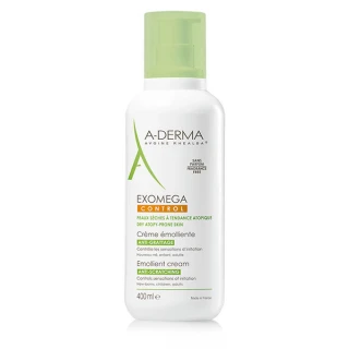 A-derma  Exomega Control emolientna krema, 400 ml plastenka s pumpico