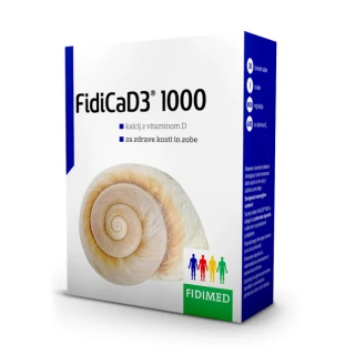 FidiCaD3 1000, 30 šumečih tablet