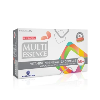 MULTI ESSENCE vitamini in minerali za odrasle 50+, 30 vrečk