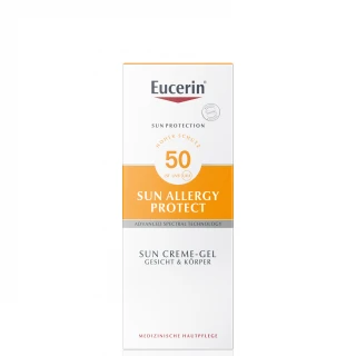 Eucerin Sun Allergy Protect kremni gel za zaščito pred soncem ZF50, 150 ml