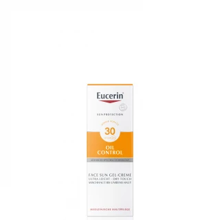 Eucerin Sun Oil Control kremni gel za zaščito obraza pred soncem ZF 30, 50 ml