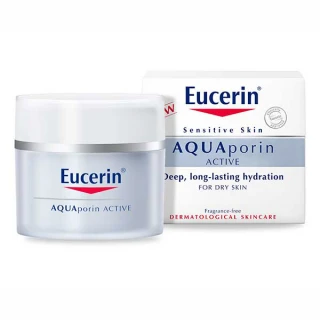 Eucerin Aquaporin Active vlažilna nega za suho in občutljivo kožo, 50 ml