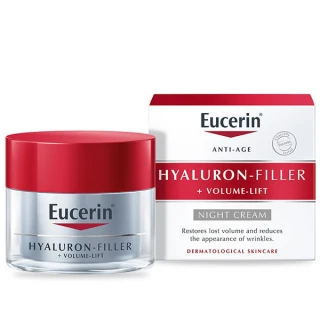 Eucerin Hyaluron-Filler+Volume-Lift nočna krema, 50 ml