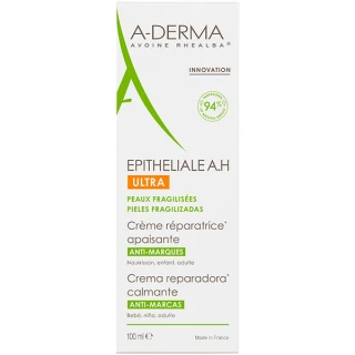 A-derma Epitheliale ah ultra pomirjajoča, obnavljajoča krema, 100 ml tuba