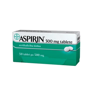 Aspirin 500 mg tablete, 50 tablet