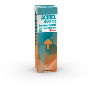 Acibel 600 mg šumeče tablete, 20 šumečih tablet