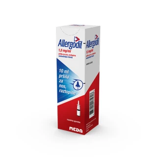 Allergodil 1,5 mg/ml pršilo za nos, 10 ml