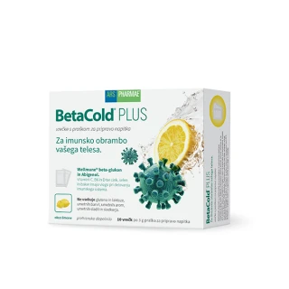 BetaCold plus, prašek za napitek, 10 vrečk