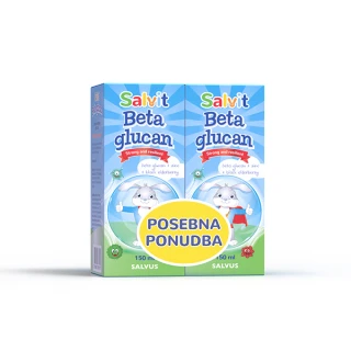 Salvit Beta Glukan tekočina, 150 ml, 1+1 gratis