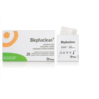 Blephaclean, sterilne krpice za čiščenje vek, 20 kom