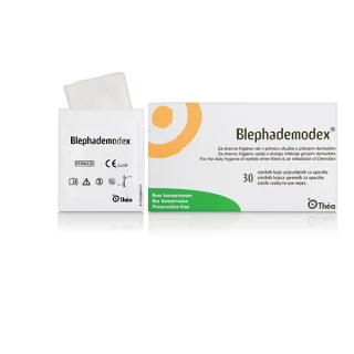 Blephademodex, sterilne krpice, 30 kom