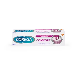 Corega Comfort pričvrstilna krema za zobne proteze, 40 g