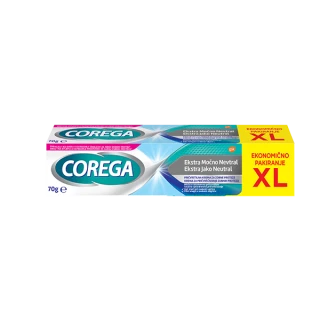 Corega Extra močna, pričvrstilna krema nevtral, 70 g