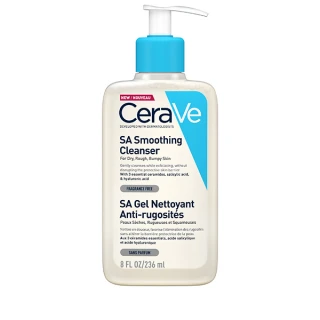 CeraVe SA gel za čiščenje suhe in grobe kože, 236 ml