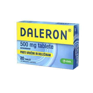 Daleron 500 mg tablete, 20 tablet