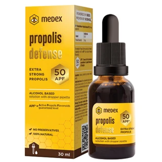 Propolis defense na alkoholni osnovi, APF 50, s kapalko, 30 ml