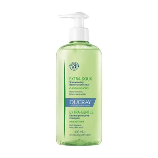 Ducray Extra-doux dermatološki zaščitni šampon za pogosto uporabo, 400 ml