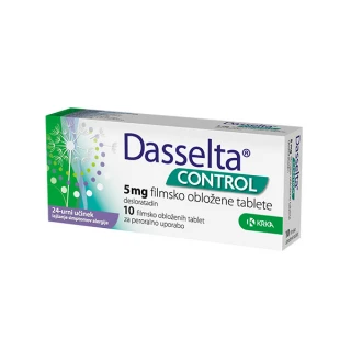 Dasselta control 5 mg filmsko obložene tablete, 10 tablet