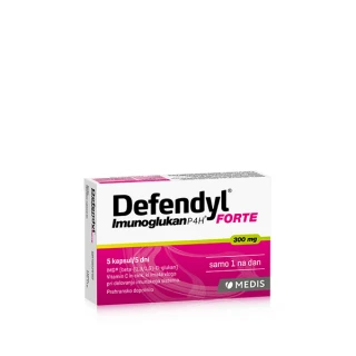 Defendyl-Imunoglukan P4H FORTE kapsule, 5 kapsul