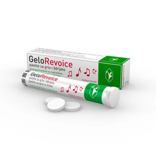 GeloRevoice pastile, okus češnja - mentol