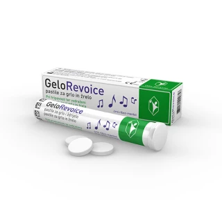 GeloRevoice pastile, okus črni ribez - mentol