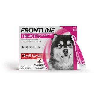 Frontline Tri-Act kožni nanos, raztopina za pse 40 - 60 kg, 1 ampula
