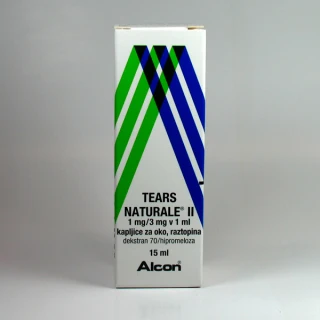 Tears naturale II 1 mg/3 mg v 1 ml kapljice za oko, 15 ml