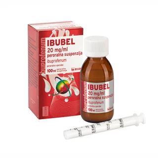 Ibubel 20 mg/ml peroralna suspenzija, 100 ml