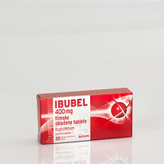 Ibubel 400 mg, filmsko obložene tablete, 20 tablet