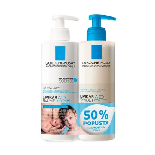 La roche-posay Lipikar baume AP+M, 400 ml + Syndet AP milo 400 ml