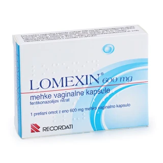 Lomexin 600 mg, 1 mehka vaginalna kapsula